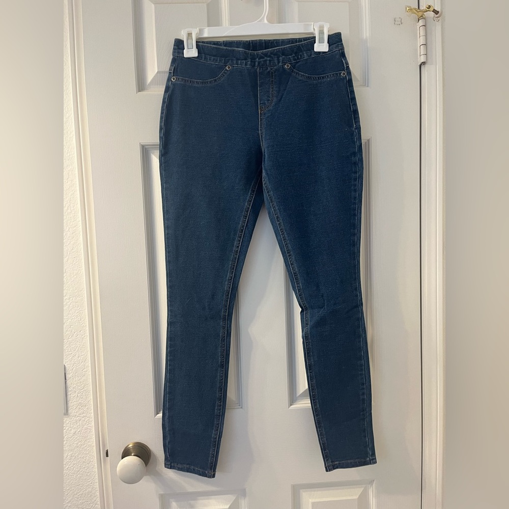 evyโs tree womenโs dark wash blue jeggings